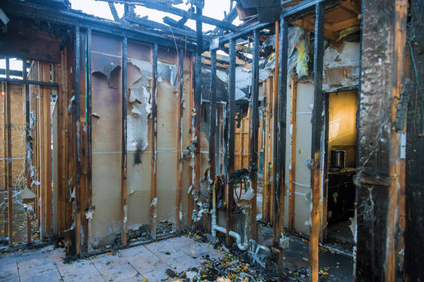 Professional Fire Board Up technician working in Centreville, VA